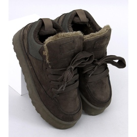 Skinner Green isolerede platform sneakers grøn 1