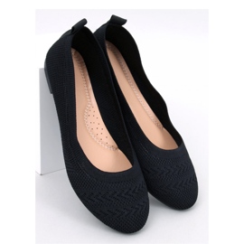 Newey Black strikkede balletflader - Inello sort 1
