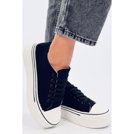 Loic Black højsålede sneakers - Inello sort 1