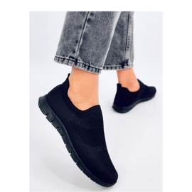 Sorte strømpe sneakers 1