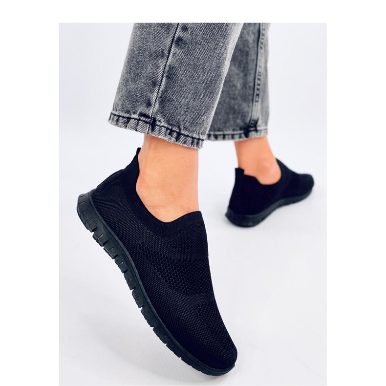 Sorte strømpe sneakers 1