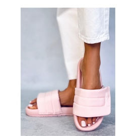 Pink nylon flip-flops lyserød 1