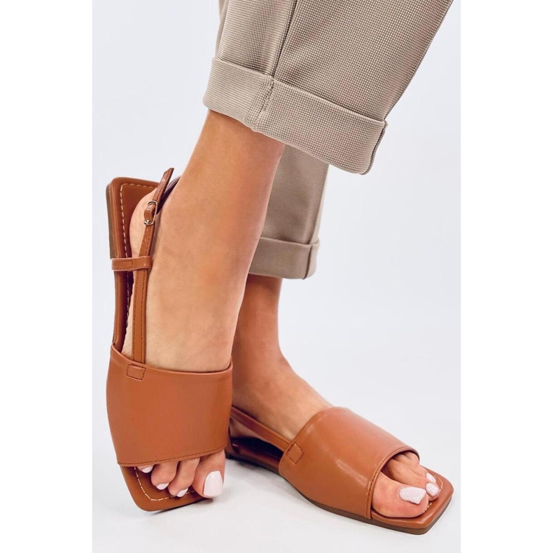 Camel damesandaler brun 1
