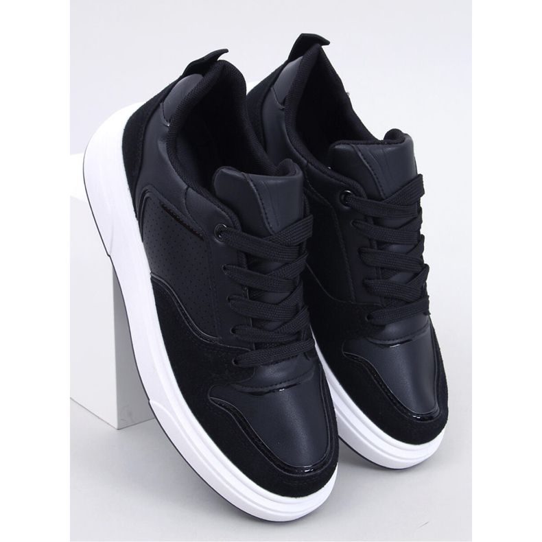 Restante Black højsålede sneakers - Inello sort 1