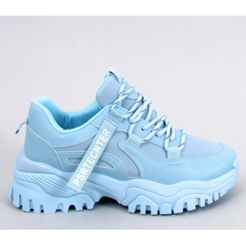 Bains Blue wedge sneakers - Inello blå 1