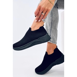 Fourny Allblack sock sportssko - Inello sort 2