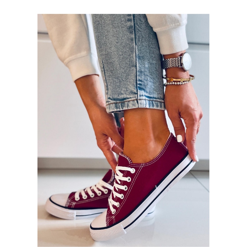 Classic Wine damesneakers rød 1