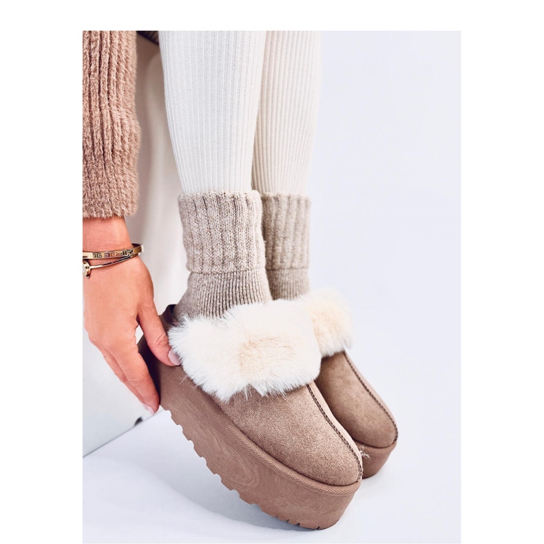 Allod Khaki platform snesko - Inello beige 2