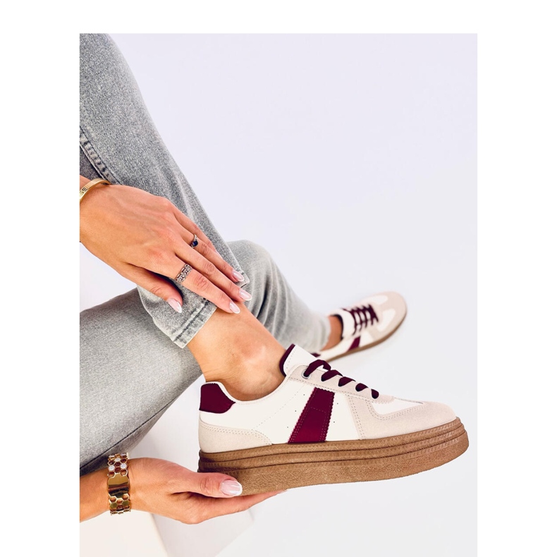 Melba Wine damesneakers - Inello beige 2