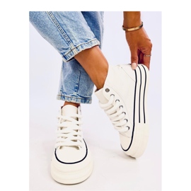 Hvide platform sneakers 2