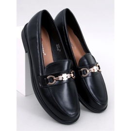 Gracess Black bamse mokkasiner - Inello sort 1