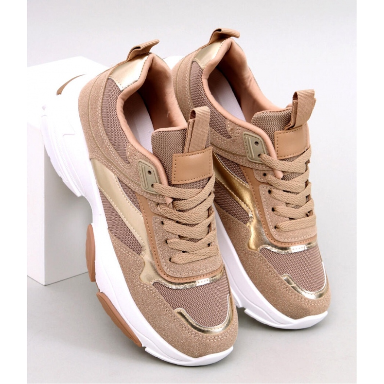 Baltha Khaki damesneakers - Inello brun 1
