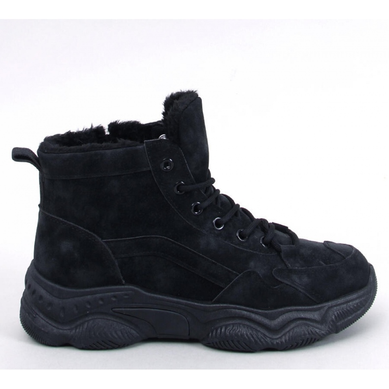 Elius Black - Inello isolerede vintersneakers sort 1