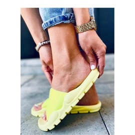 Wind Yellow dame flip-flops sandal - Inello gul 1