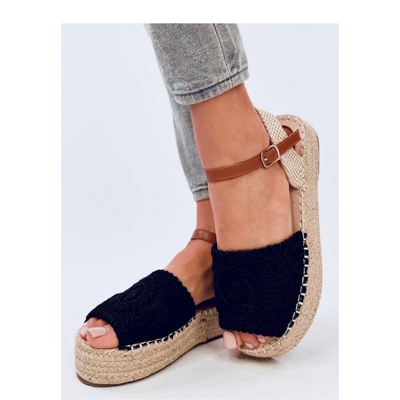 Boho Ingram Sorte espadrillesandaler - Inello 1