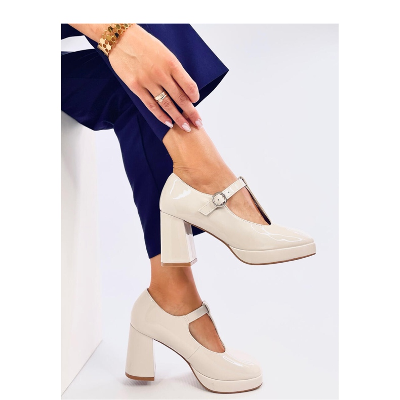 Moreton Beige platformspumper - Inello 1