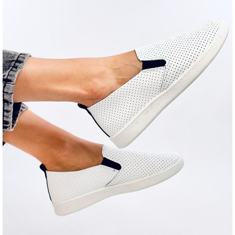 Jousse HVID/SORT slip-on sneakers - Inello 1