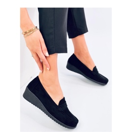 Vegar Black wedge loafers - Inello sort 1