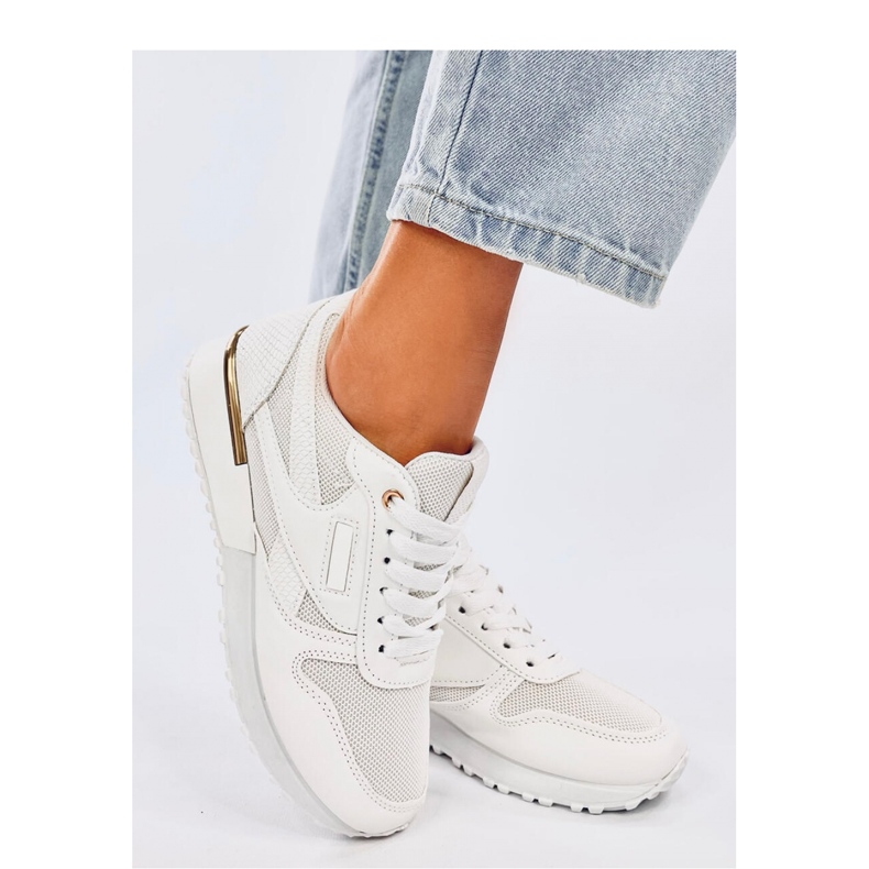 Agassi Hvide sneakers til kvinder - Inello 2