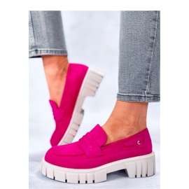 Chandra Peach platform loafers - Inello lyserød 1
