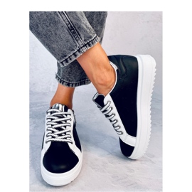 Hopper Black højsålede sneakers - Inello sort 1