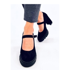 Platform pumps med en strop Dresse Black - Inello sort 2