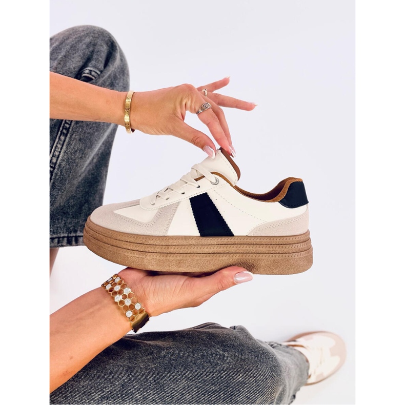 Ramzi Beige damesneakers - Inello 1