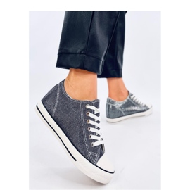 Foss Black wedge sneakers - Inello sort 1