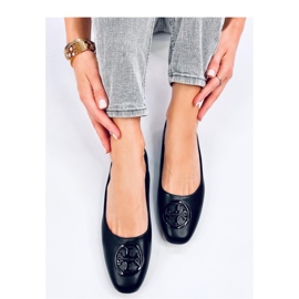 Elegante Irvina Black ballet lejligheder - Inello sort 1