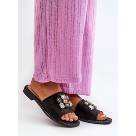 Step in style Sandal Flip-flops Model S.Barski KV27-031 Sort - Træd med stil 1