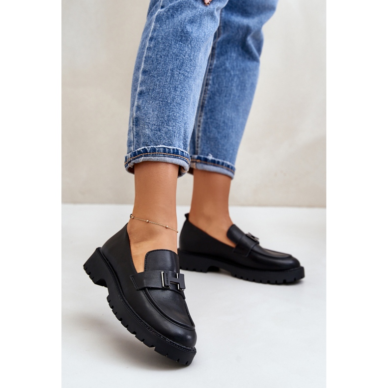 Step in style Mokkasiner Model Vinceza 62187 Sort Læder - Træd med stil 1