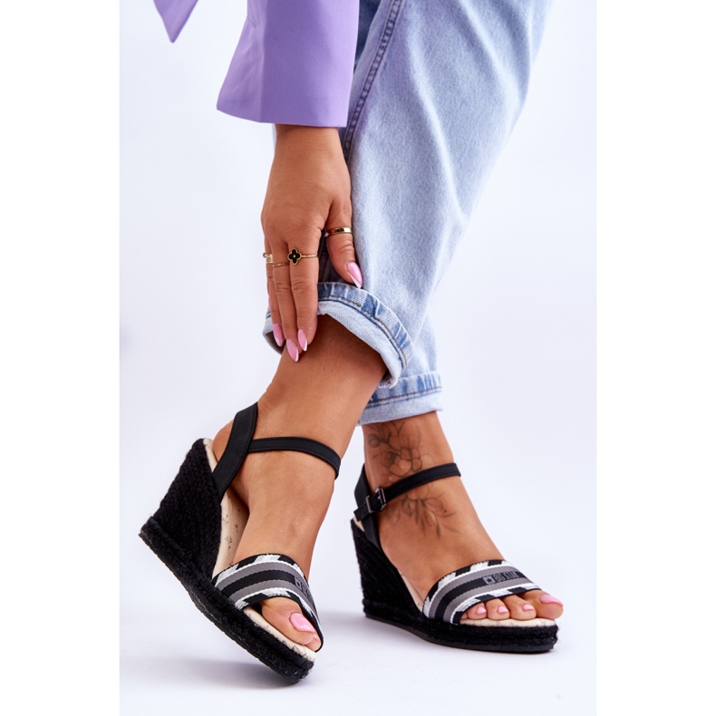 Step in style Sandaler Model Big Star LL274877 Sort - Træd med stil 1