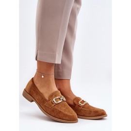 Step in style Moccasins Model Misal 8336-79 Camel - Træd med stil brun 1