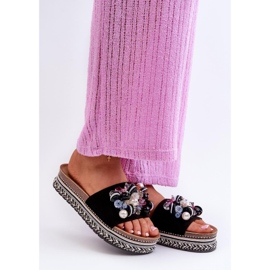Step in style Sandal Flip-flops Model S.Barski HY077 Sort - Træd med stil 1