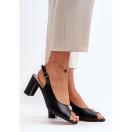 Step in style Sandaler Model Trasea 24SD98-6785 Sort - Træd med stil 1