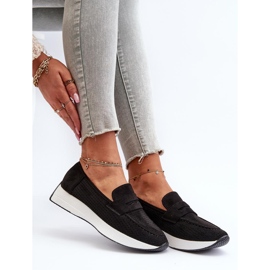 Step in style Moccasins Model Inesqua 22-325 Sort - Træd med stil 1