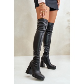 Over-the-knee støvler Sort 1