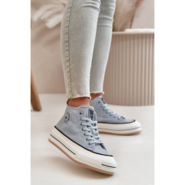 Big Star Blue isolerede damesneakers blå 1