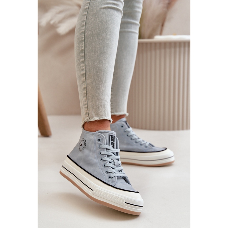 Big Star Blue isolerede damesneakers blå 1
