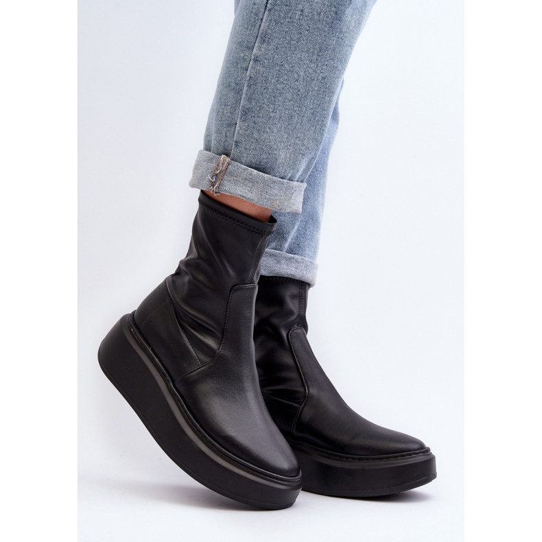 Step in style Støvler Model Zazoo 3395 Sort - Træd med stil 1