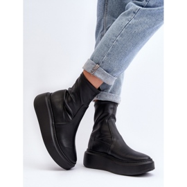 Step in style Støvler Model Zazoo 3395 Sort - Træd med stil 2