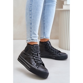 Big Star Black isolerede damesneakers sort 1