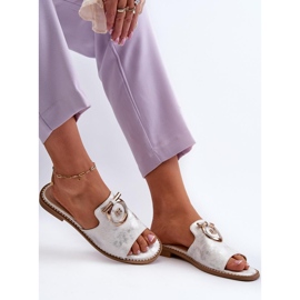 Step in style Sandal Flip-flops Model S.Barski KV27-032 Sølv - Træd med stil grå 2