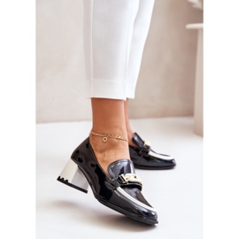 Artiker Black patenterede damesko sort 1