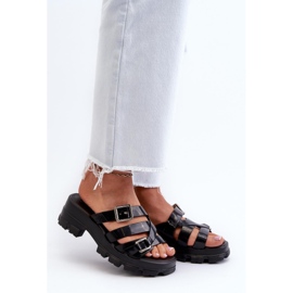 Zaxy Black lavhælede flip-flops til kvinder sort 1