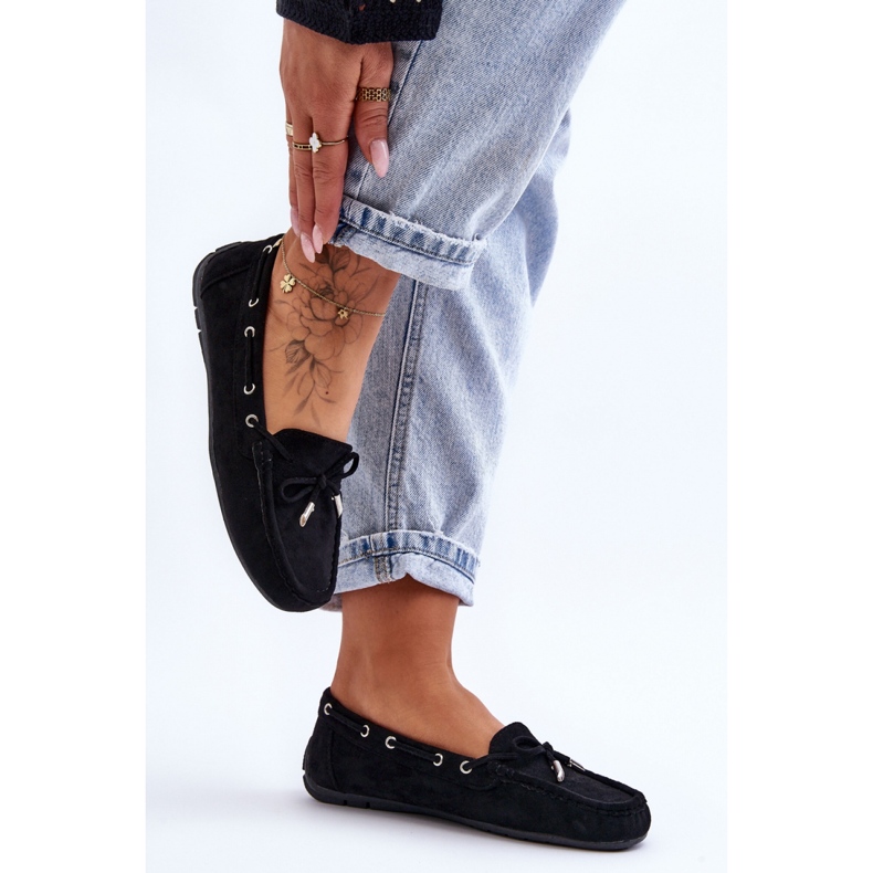 Step in style Moccasins Model Si Passione FT246 Sort - Træd med stil 1