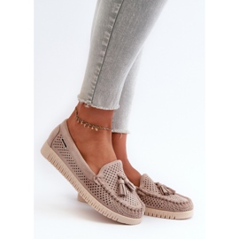 Step in style Moccasins Model Tinami HH503-8 Beige - Træd med stil 1