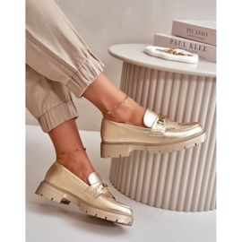 Step in style Mokkasiner Model Zanita GQ8-010 Guld - Træd med stil 1