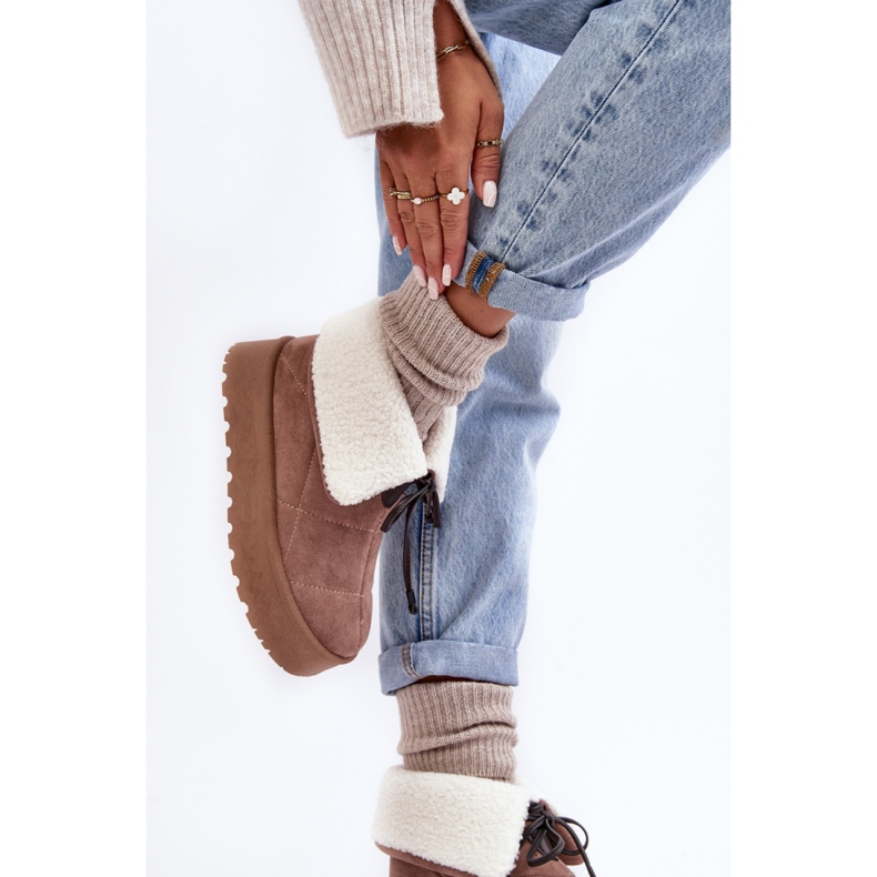 Snestøvler Model Olimuka VL212P Beige - Step in style 2