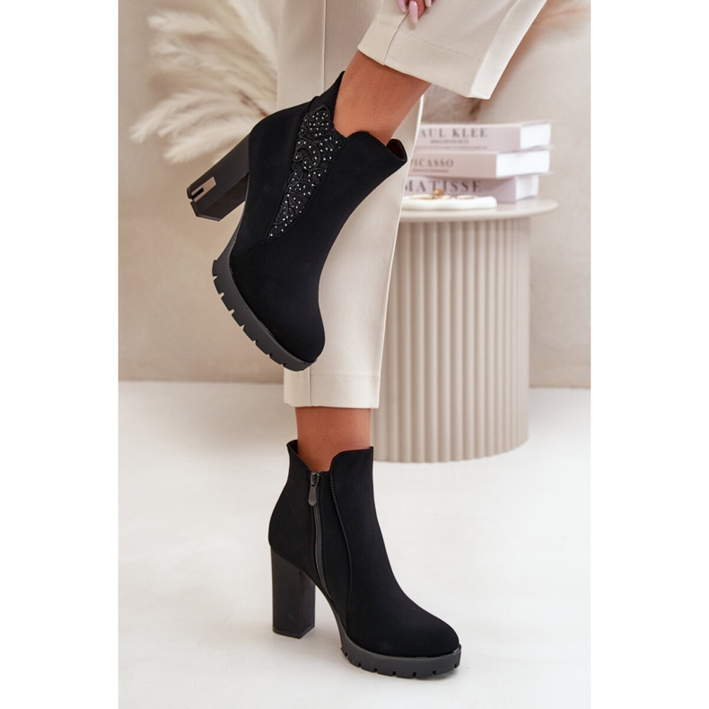 Støvler Model Verissae NS329P Sort - Step in style 1